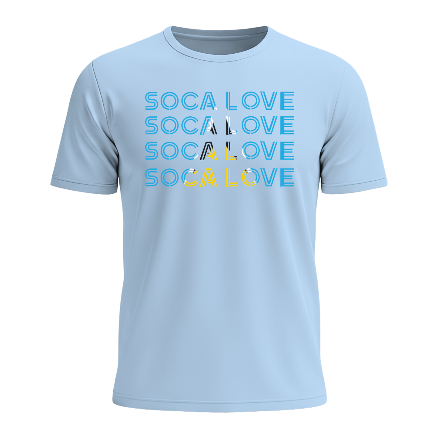 Soca Love Slant Colorblock III - Men's Tee