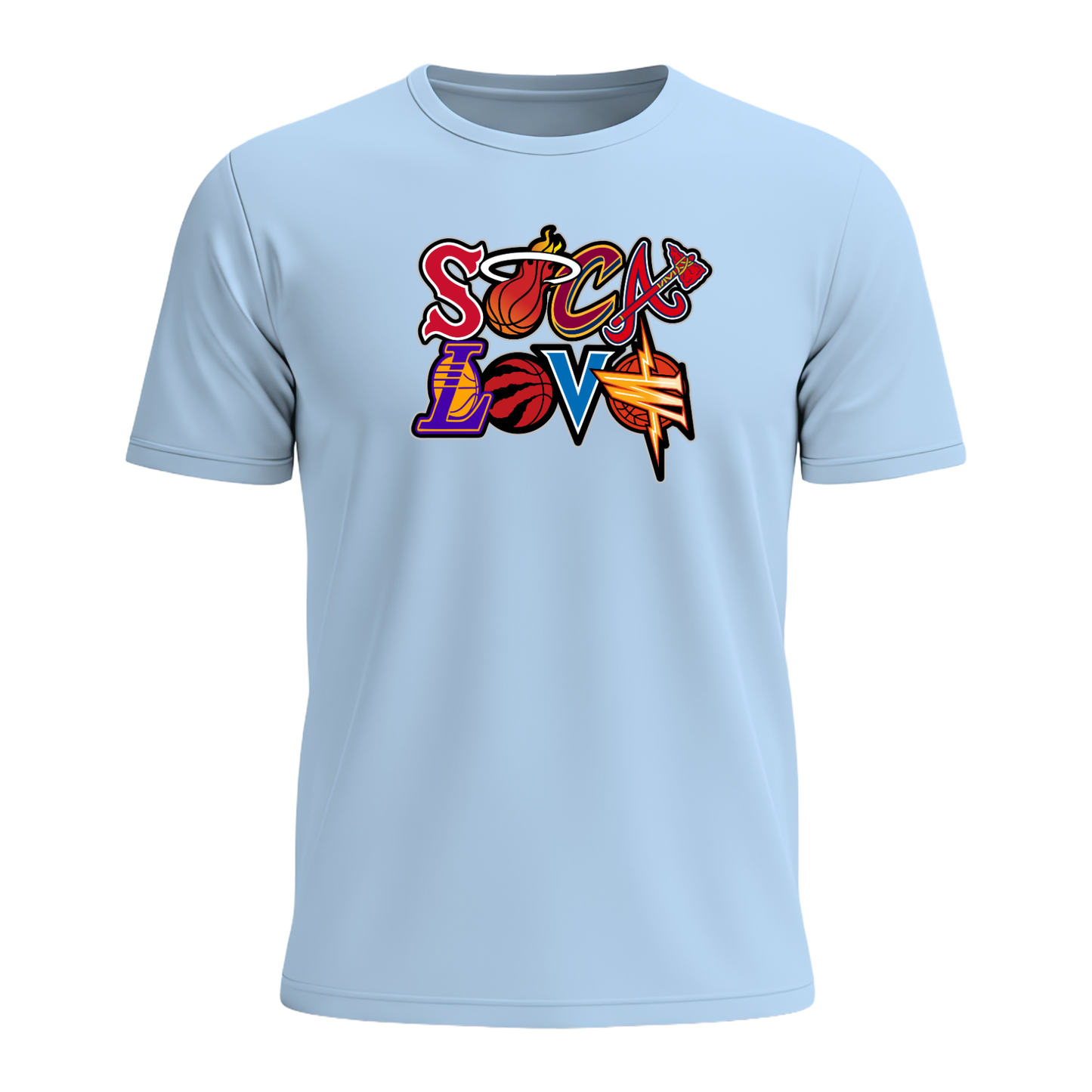 Soca Love Sports Icon Stacked - Men's Tee