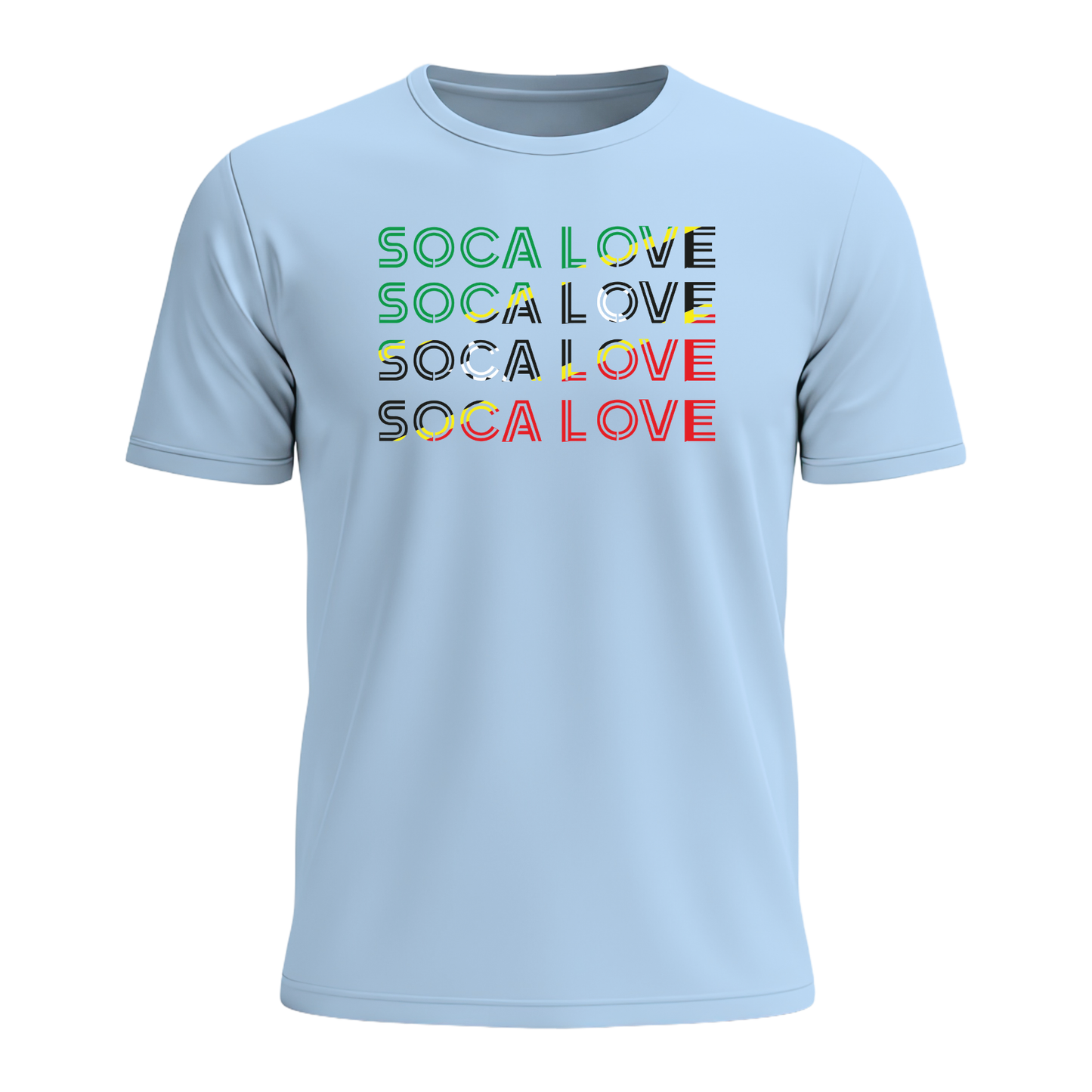 Soca Love Slant Colorblock I - Men's Tee