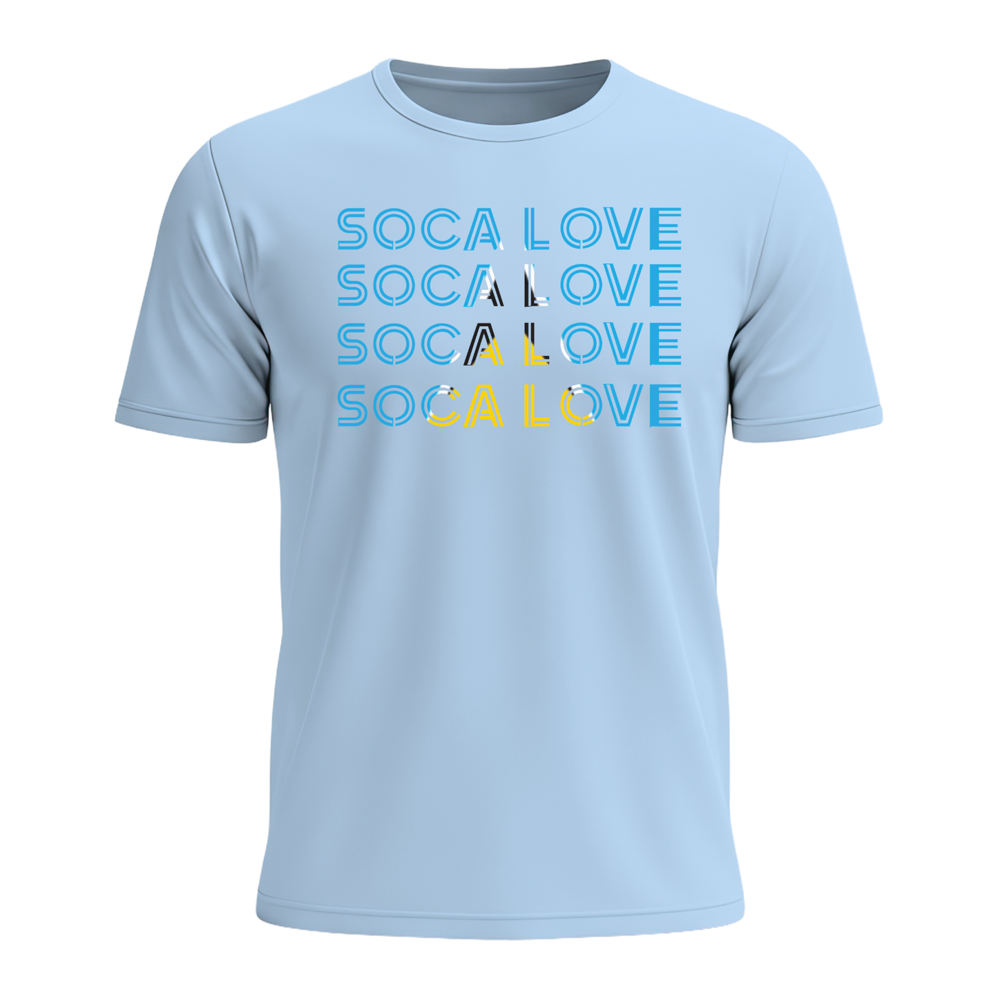 Soca Love Slant Colorblock III - Youth Tee
