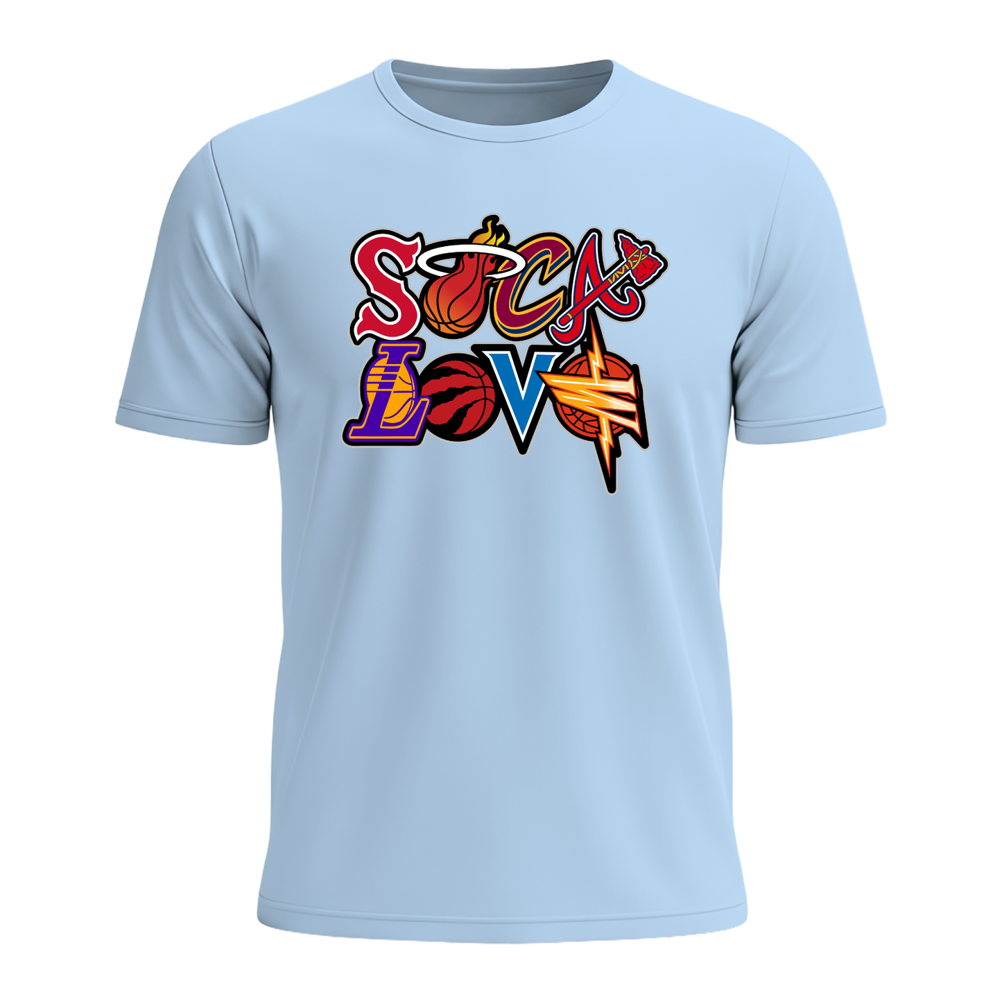 Soca Love Sports Icon Stacked - Youth Tee
