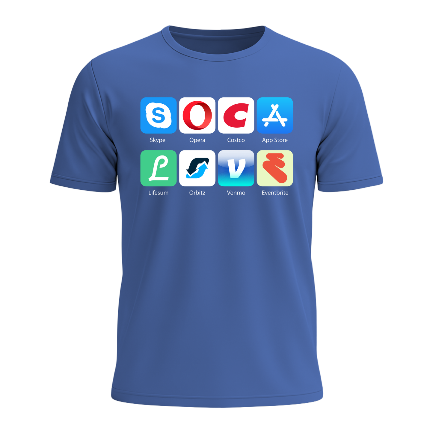 Soca Love Social Icons - Men's Tee