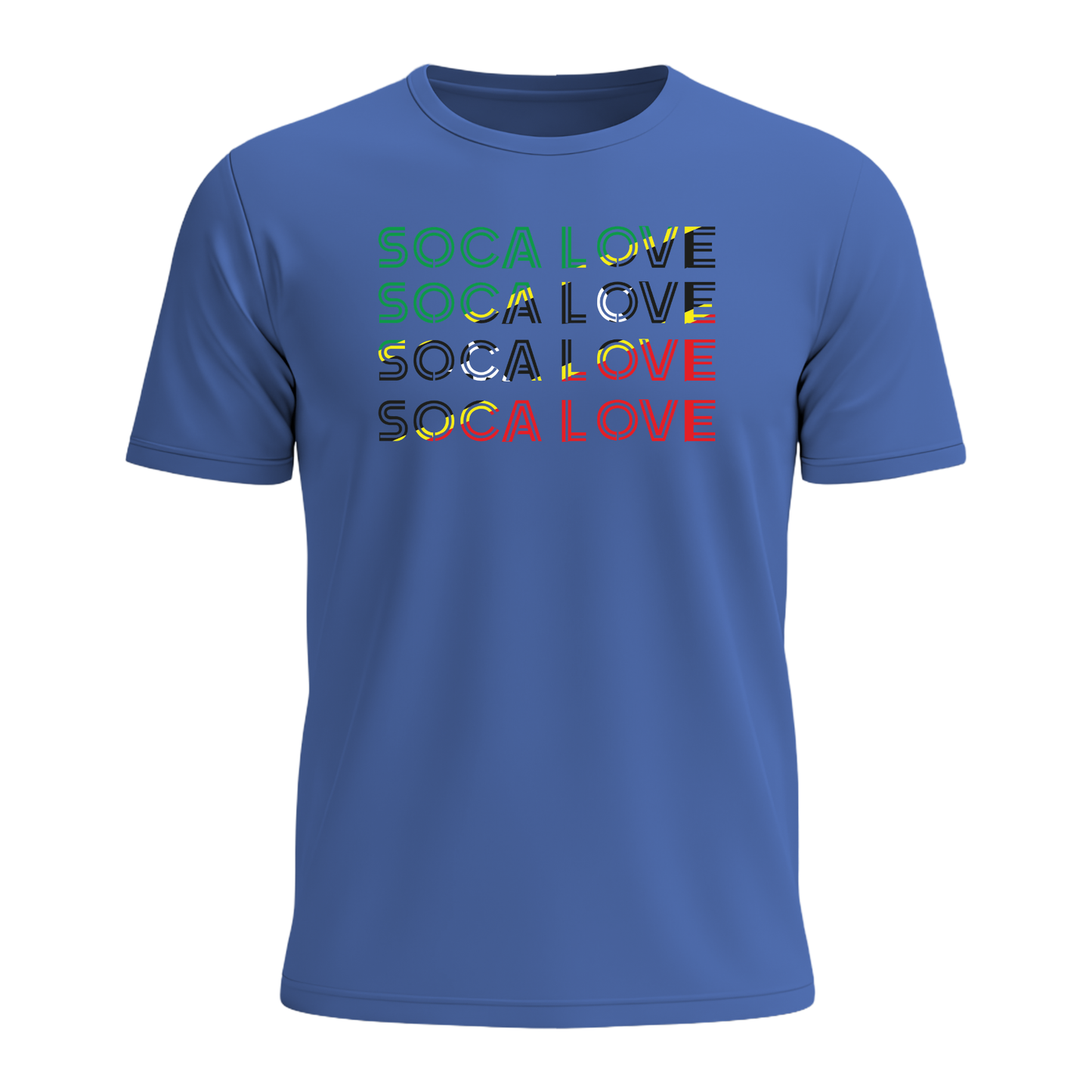 Soca Love Slant Colorblock I - Men's Tee