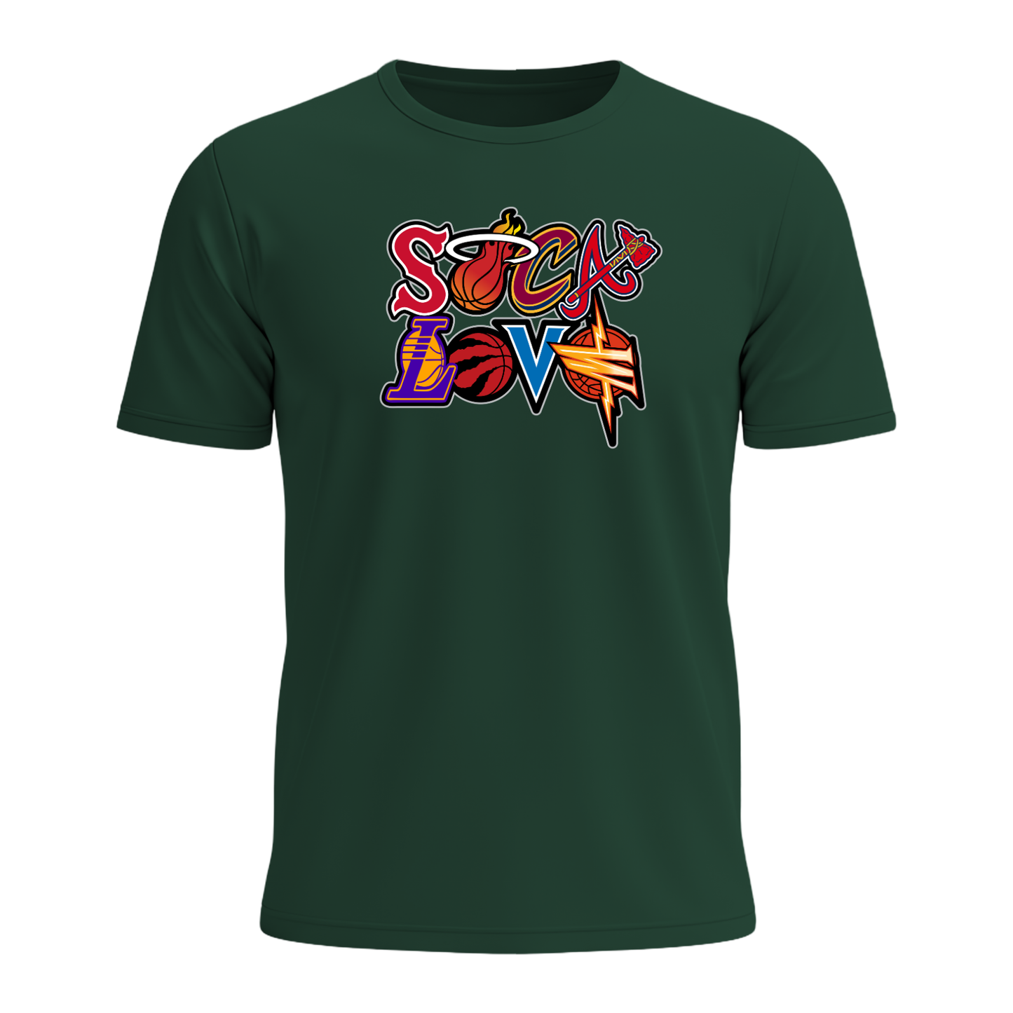 Soca Love Sports Icon Stacked - Men's Tee