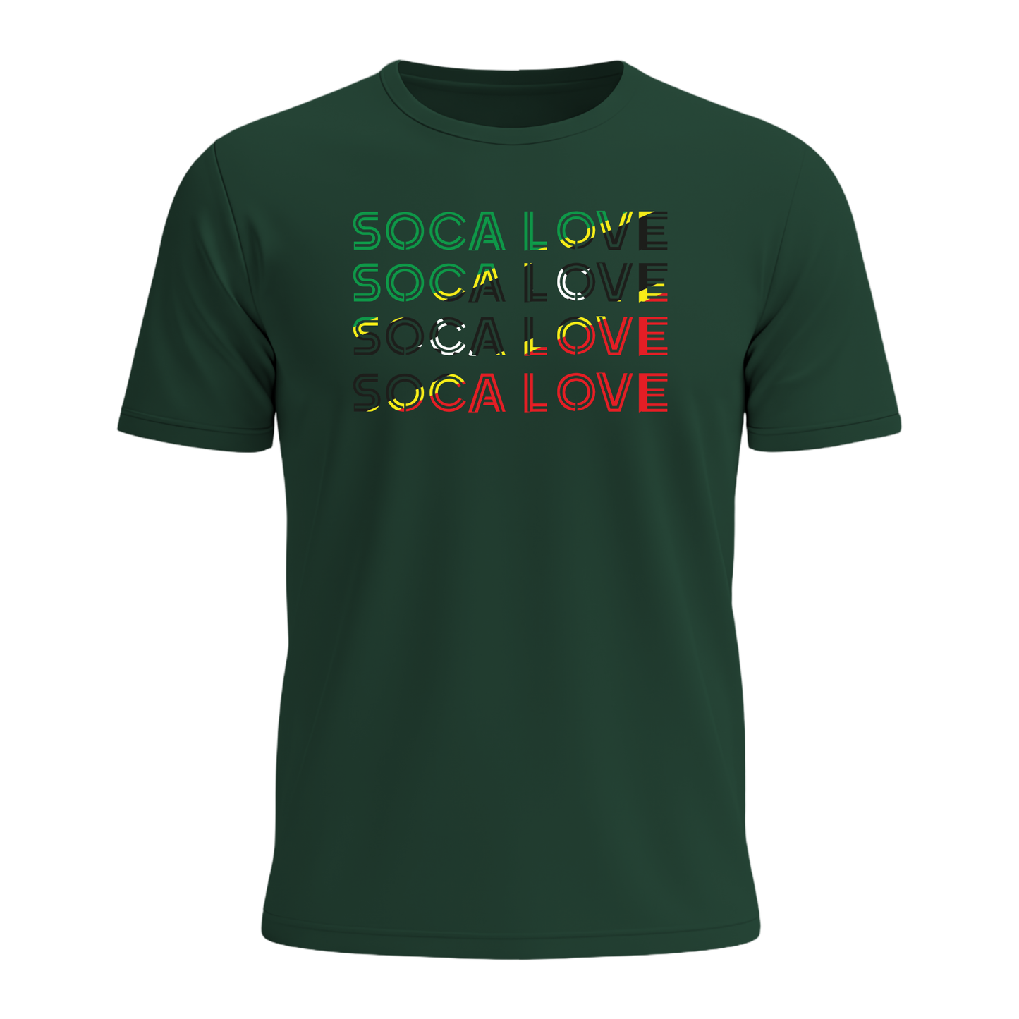 Soca Love Slant Colorblock I - Men's Tee
