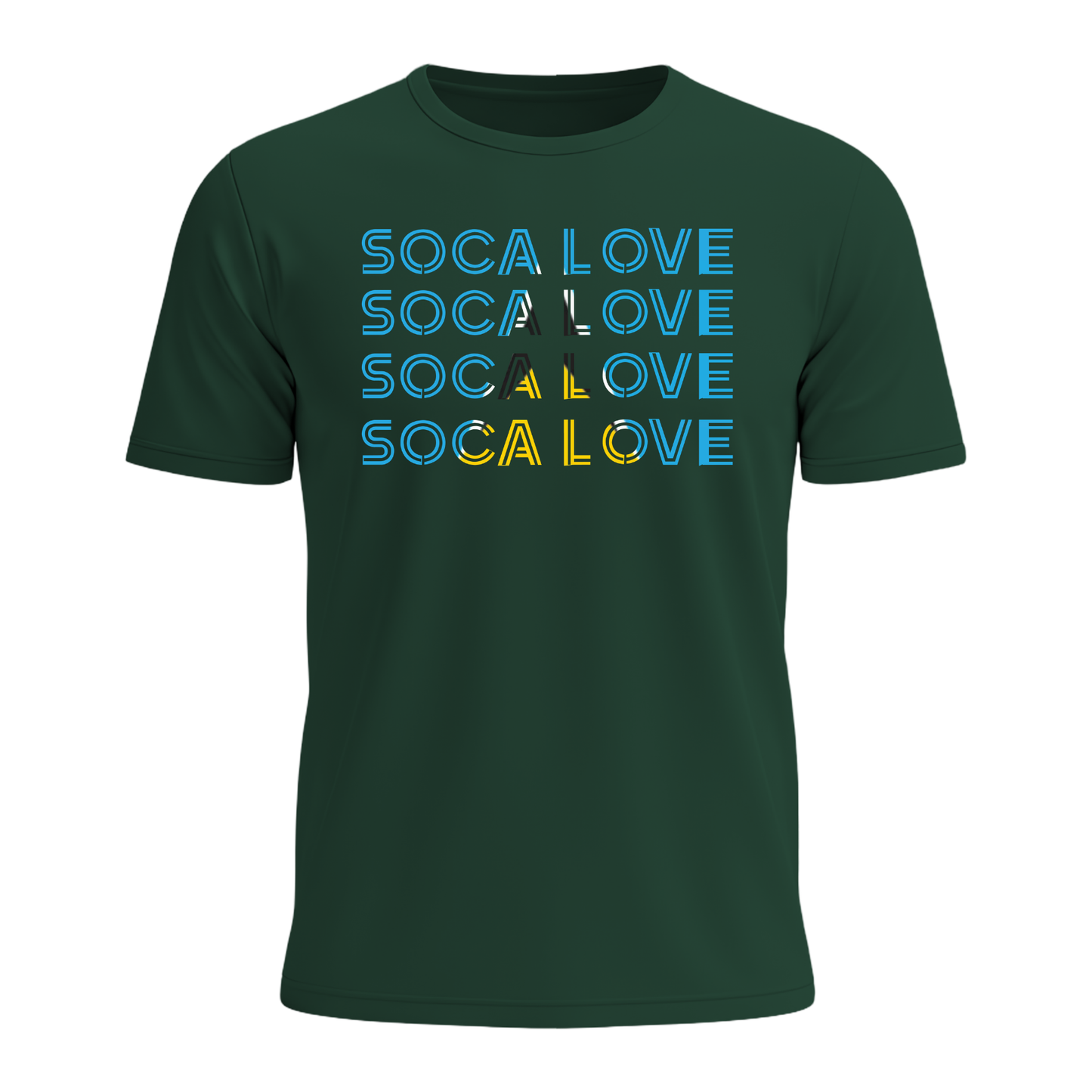 Soca Love Slant Colorblock III - Men's Tee