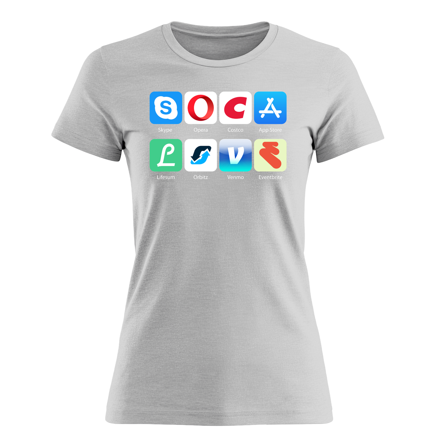 Soca Love Social Icon - Women's Tee