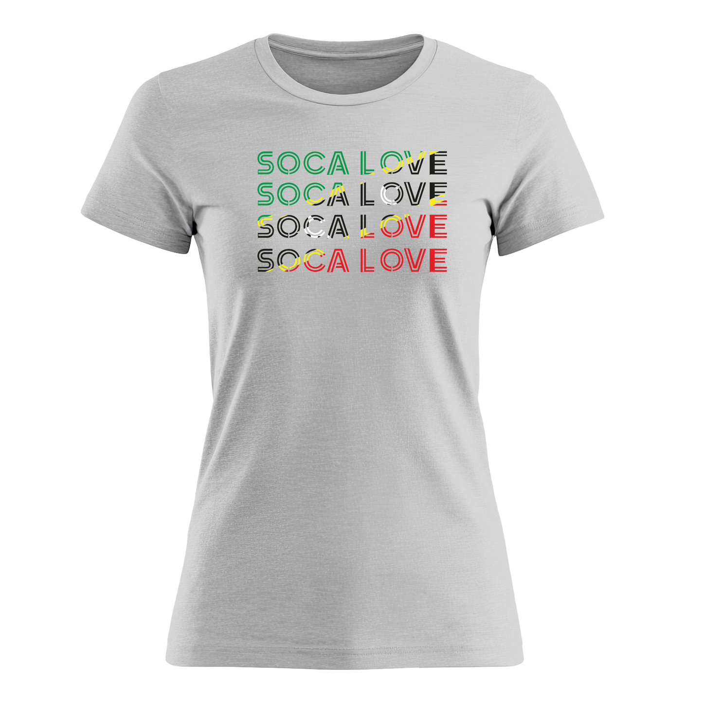 Soca Love Slant Colorblock I - Women's Tee