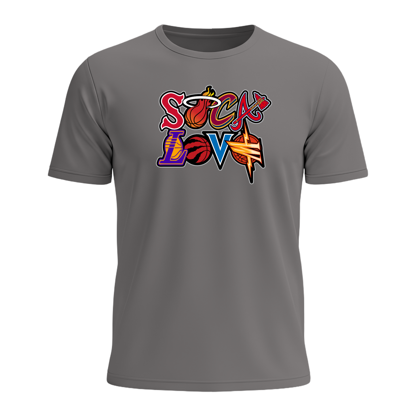 Soca Love Sports Icon Stacked - Men's Tee