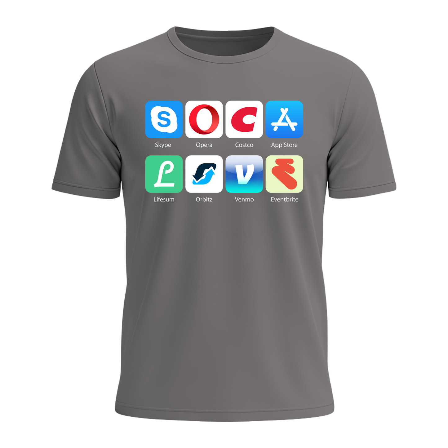 Soca Love Social Icons - Men's Tee
