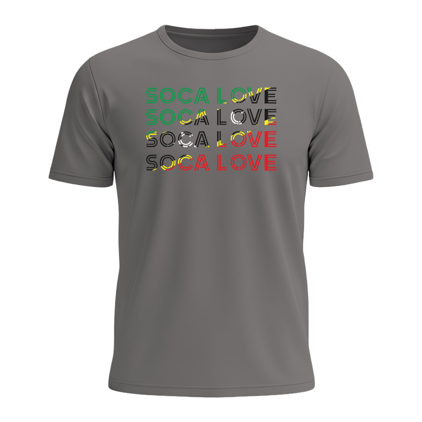 Soca Love Slant Colorblock I - Men's Tee