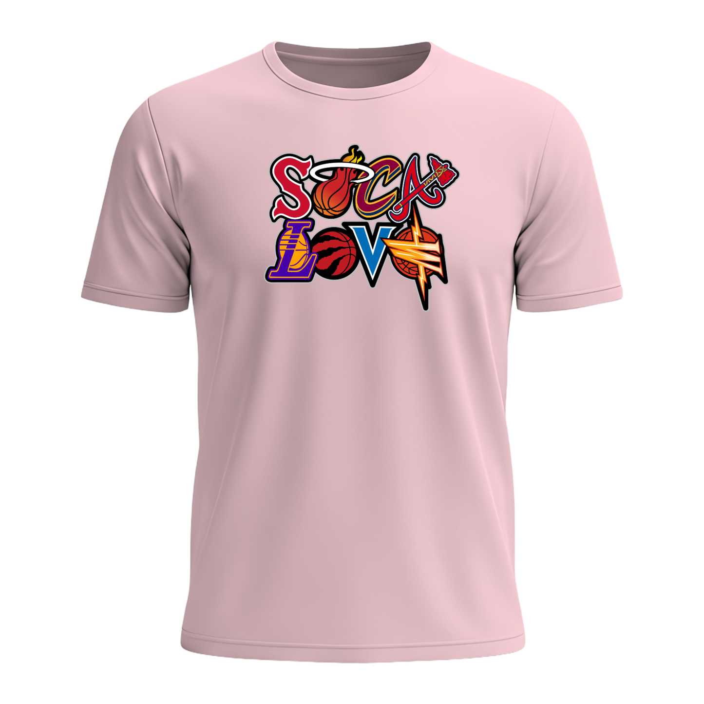Soca Love Sports Icon Stacked - Men's Tee