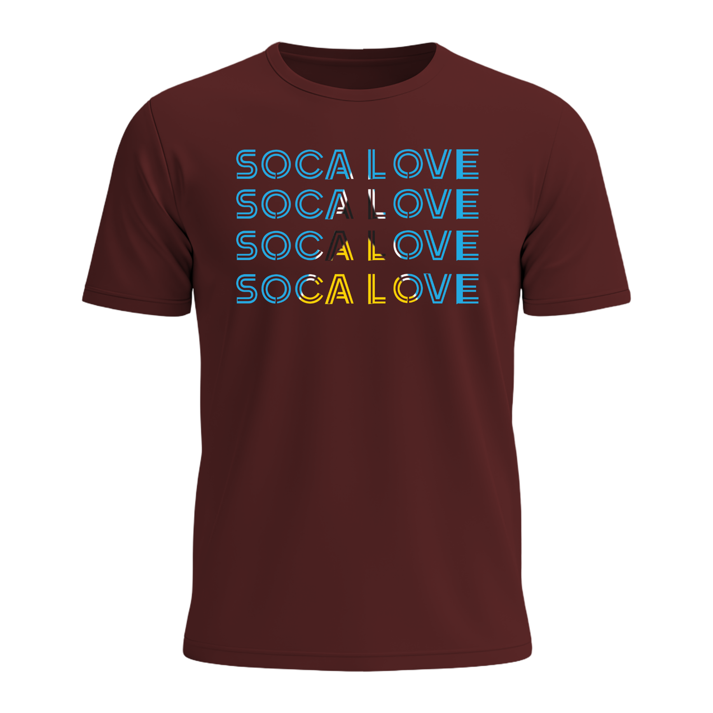 Soca Love Slant Colorblock III - Men's Tee
