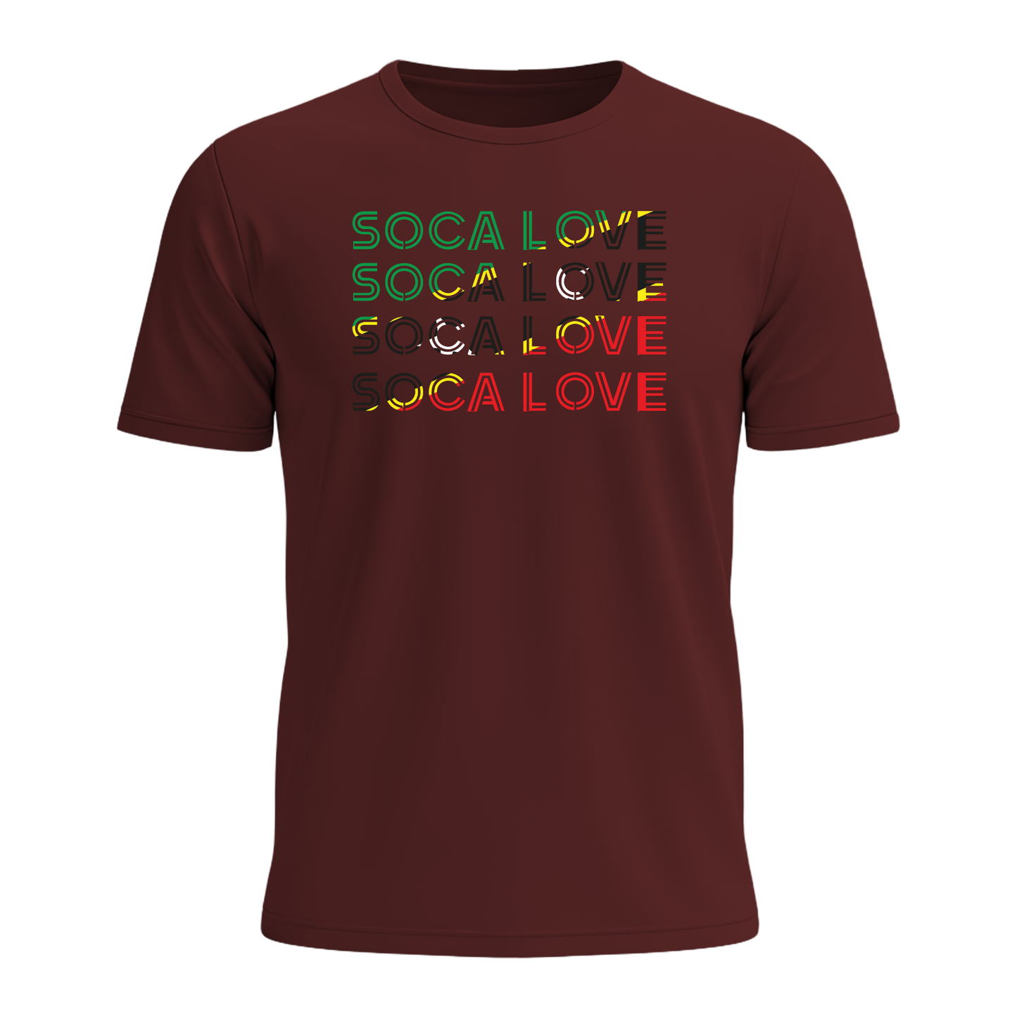 Soca Love Slant Colorblock I - Men's Tee