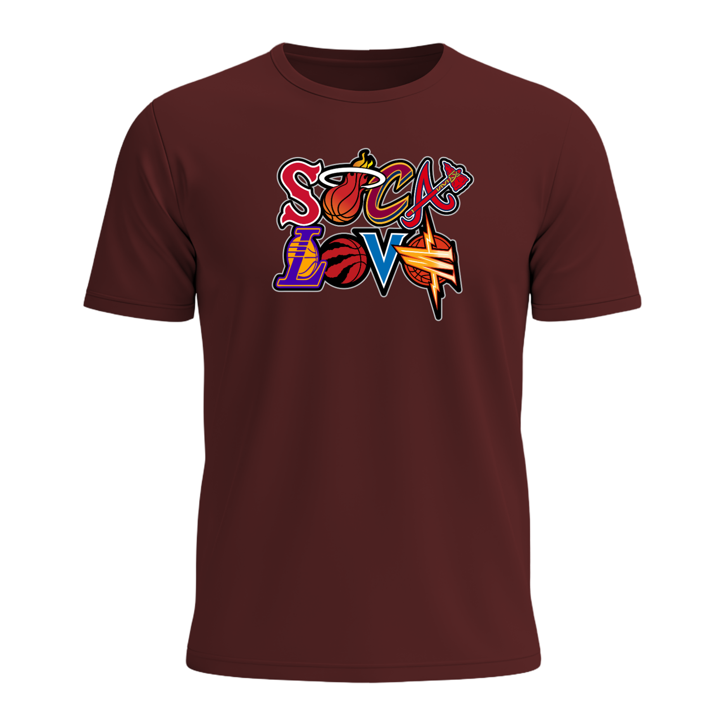 Soca Love Sports Icon Stacked - Men's Tee
