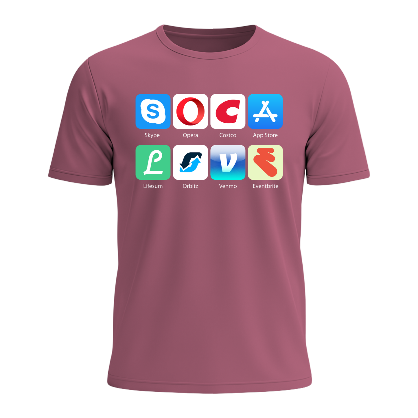 Soca Love Social Icons - Men's Tee