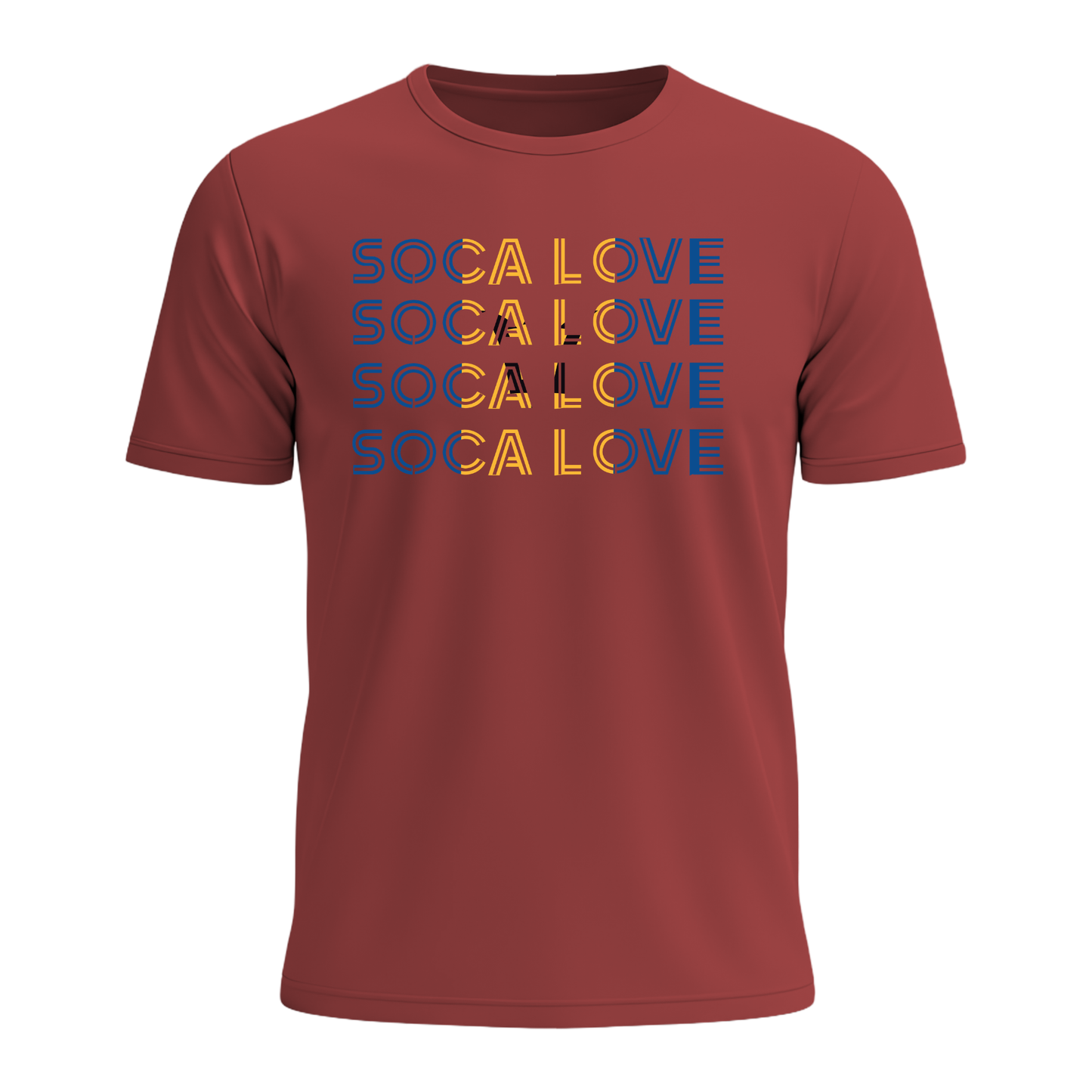 Soca Love Slant Colorblock IV - Men's Tee