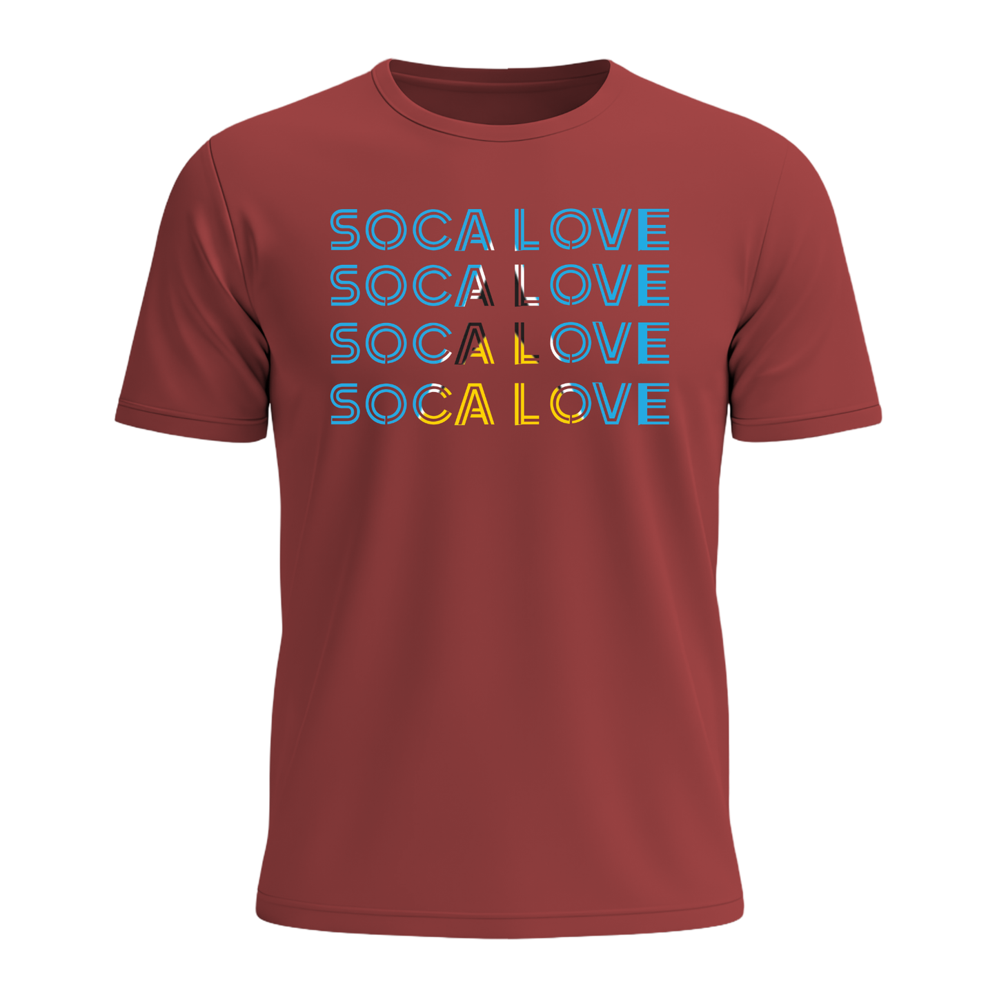 Soca Love Slant Colorblock III - Men's Tee