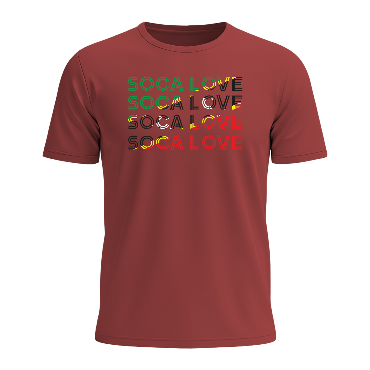 Soca Love Slant Colorblock I - Men's Tee