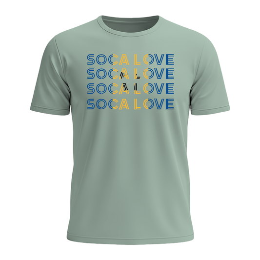 Soca Love Slant Colorblock IV - Youth Tee