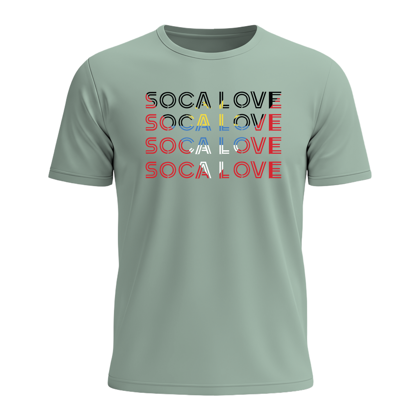 Soca Love Slant Colorblock II - Men's Tee