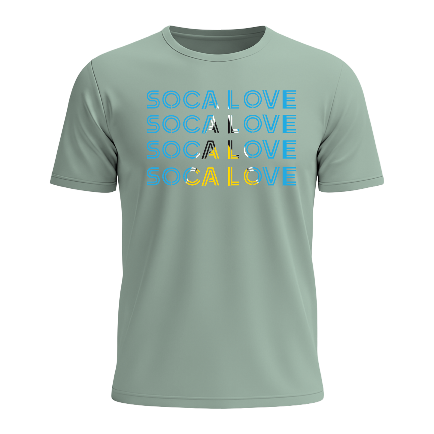 Soca Love Slant Colorblock III - Youth Tee