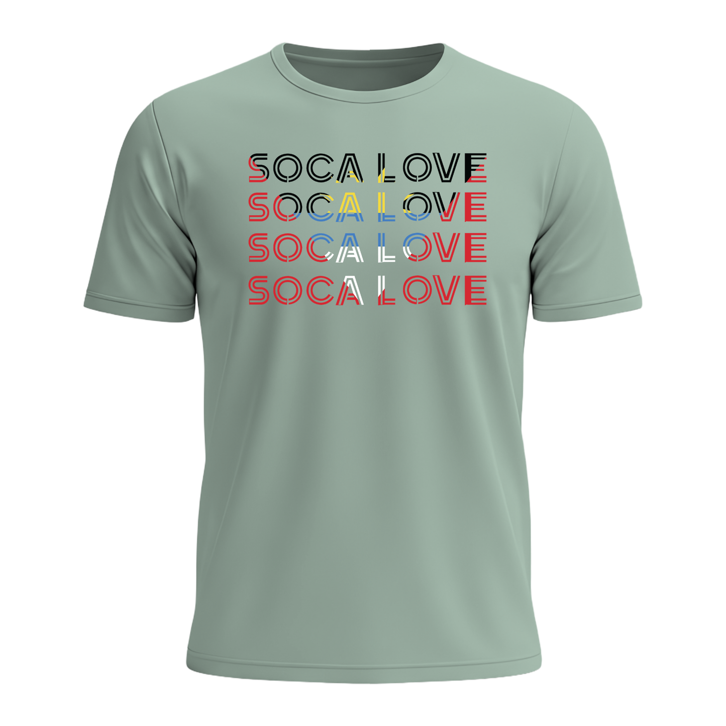 Soca Love Slant Colorblock II - Youth Tee