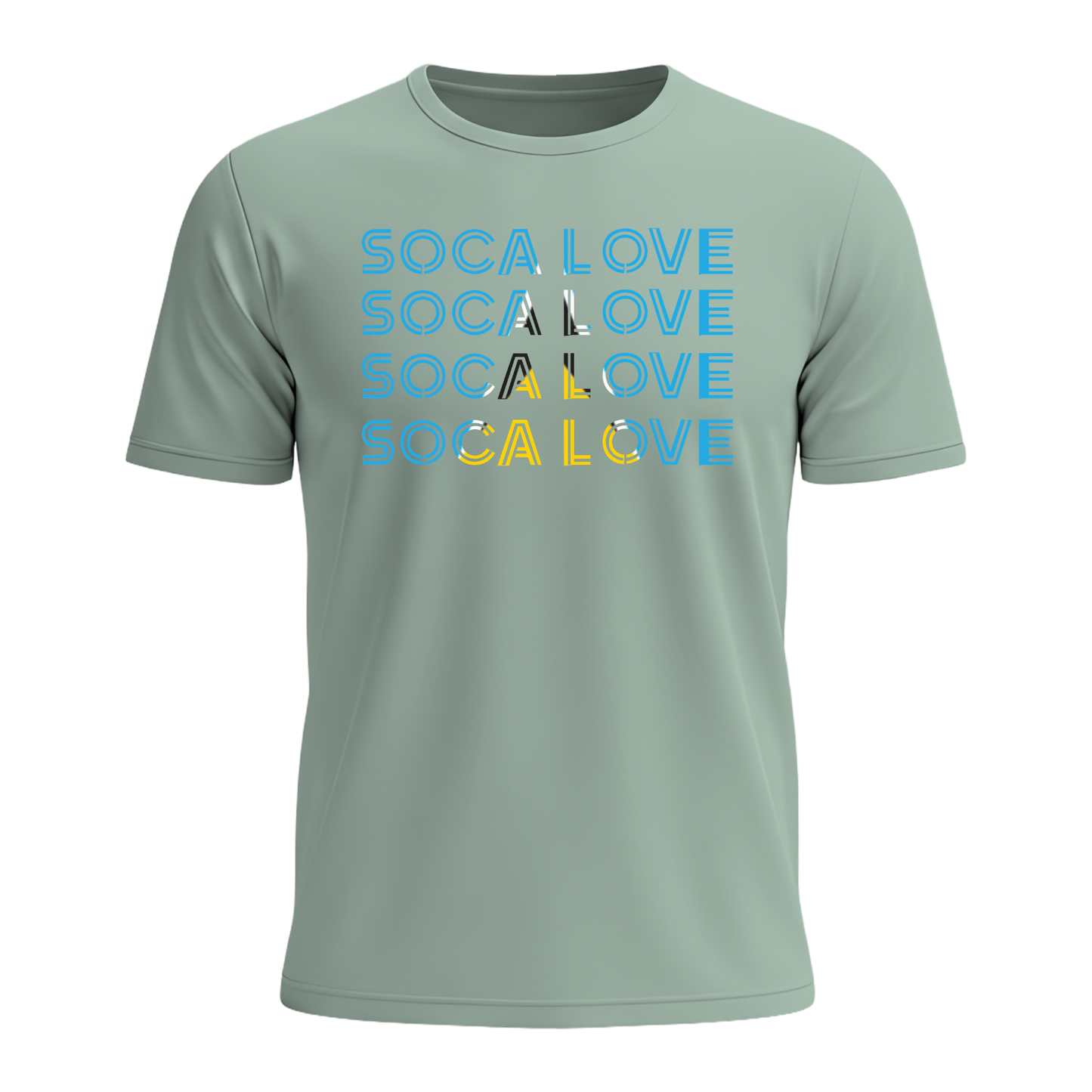 Soca Love Slant Colorblock III - Men's Tee