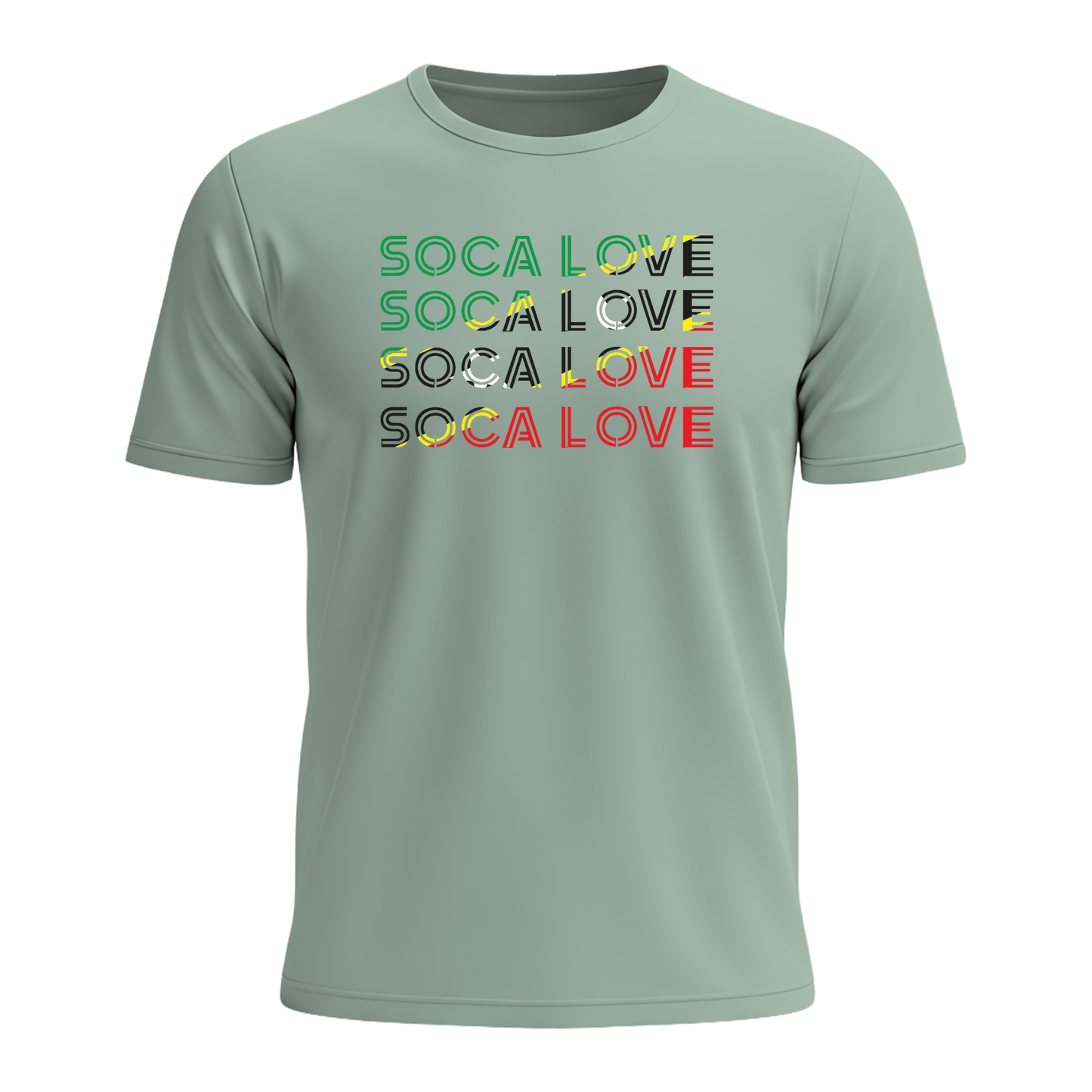 Soca Love Slant Colorblock I - Youth Tee