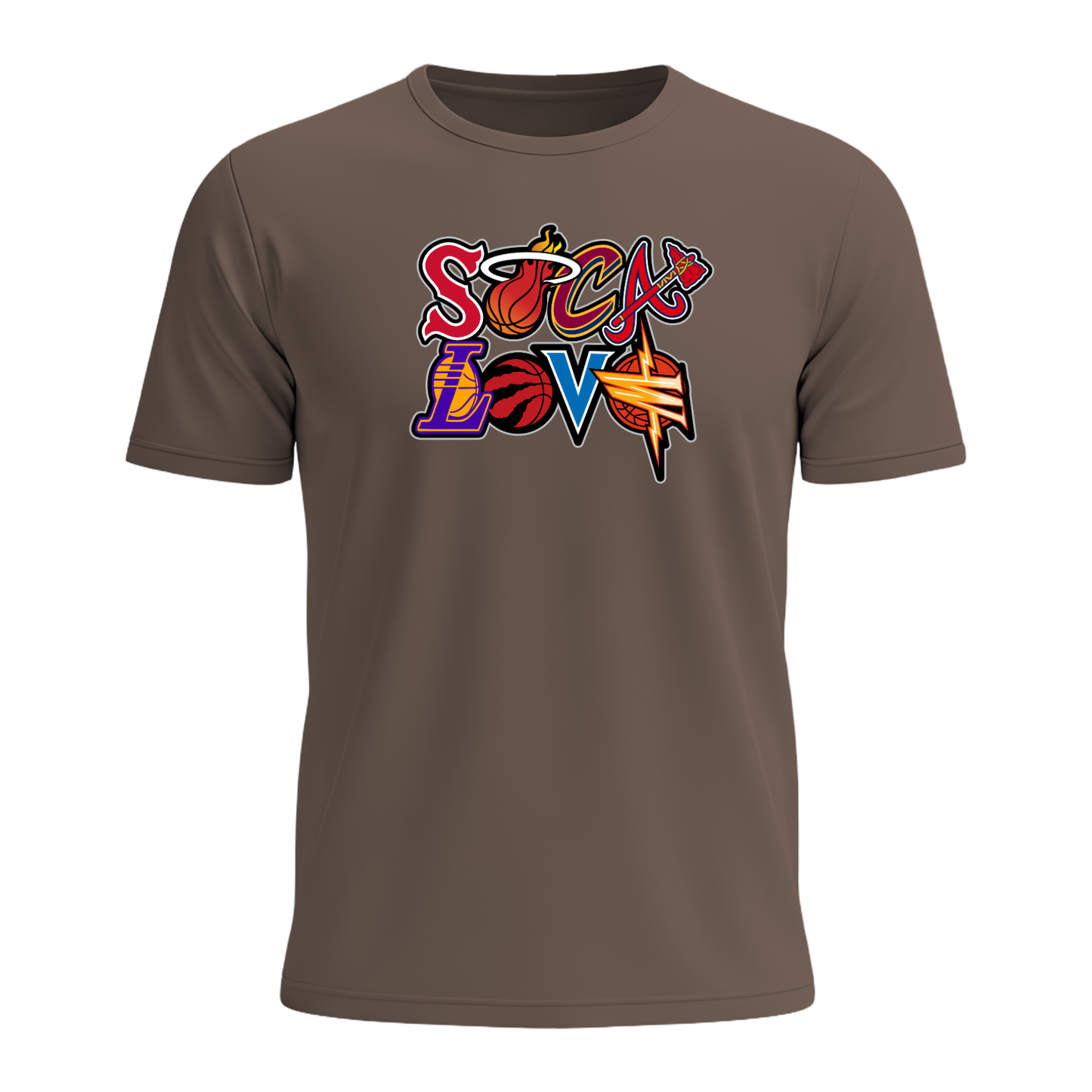 Soca Love Sports Icon Stacked - Men's Tee