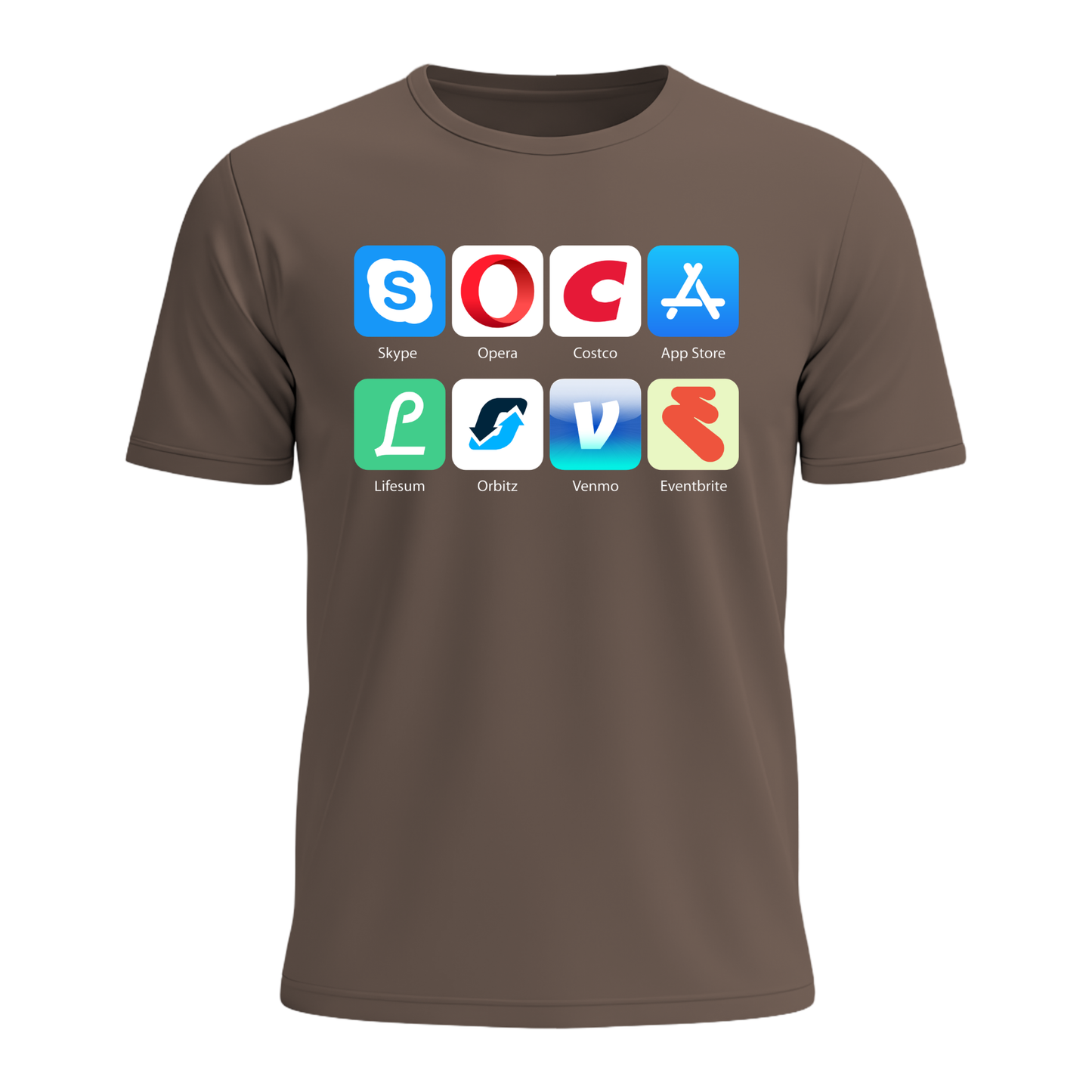 Soca Love Social Icons - Men's Tee