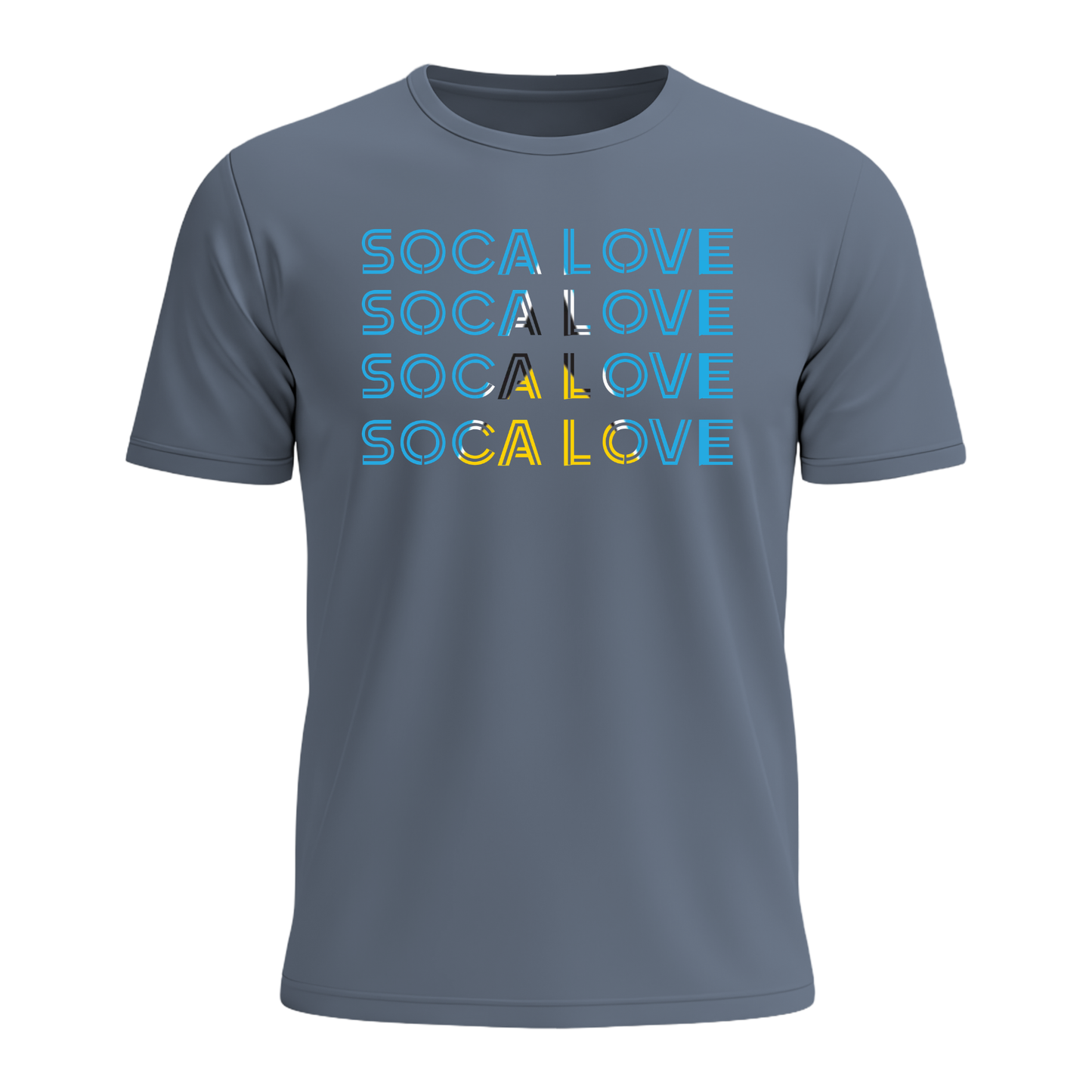 Soca Love Slant Colorblock III - Men's Tee