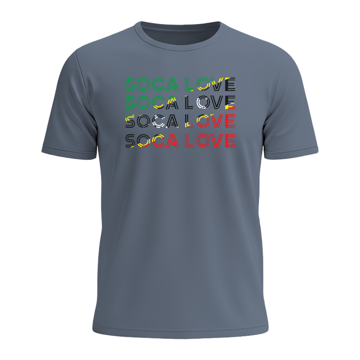 Soca Love Slant Colorblock I - Youth Tee