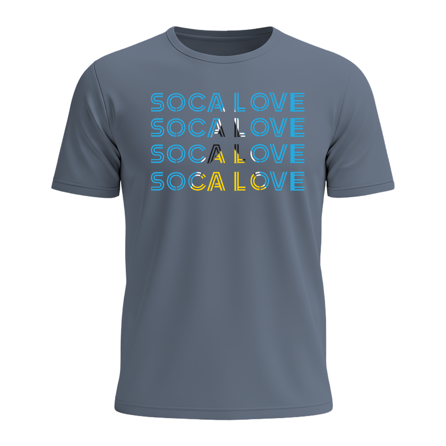 Soca Love Slant Colorblock III - Youth Tee