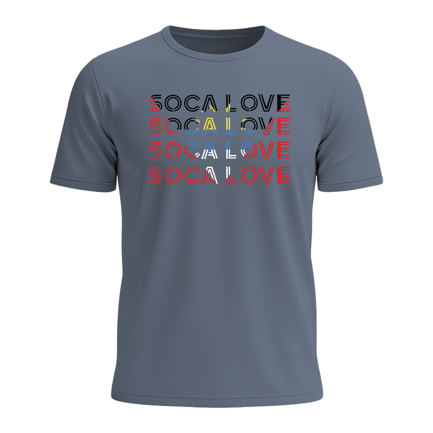 Soca Love Slant Colorblock II - Men's Tee