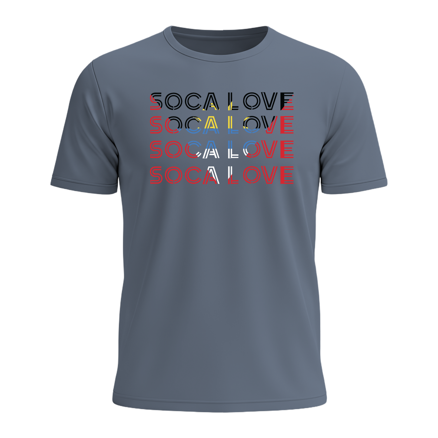 Soca Love Slant Colorblock II - Youth Tee