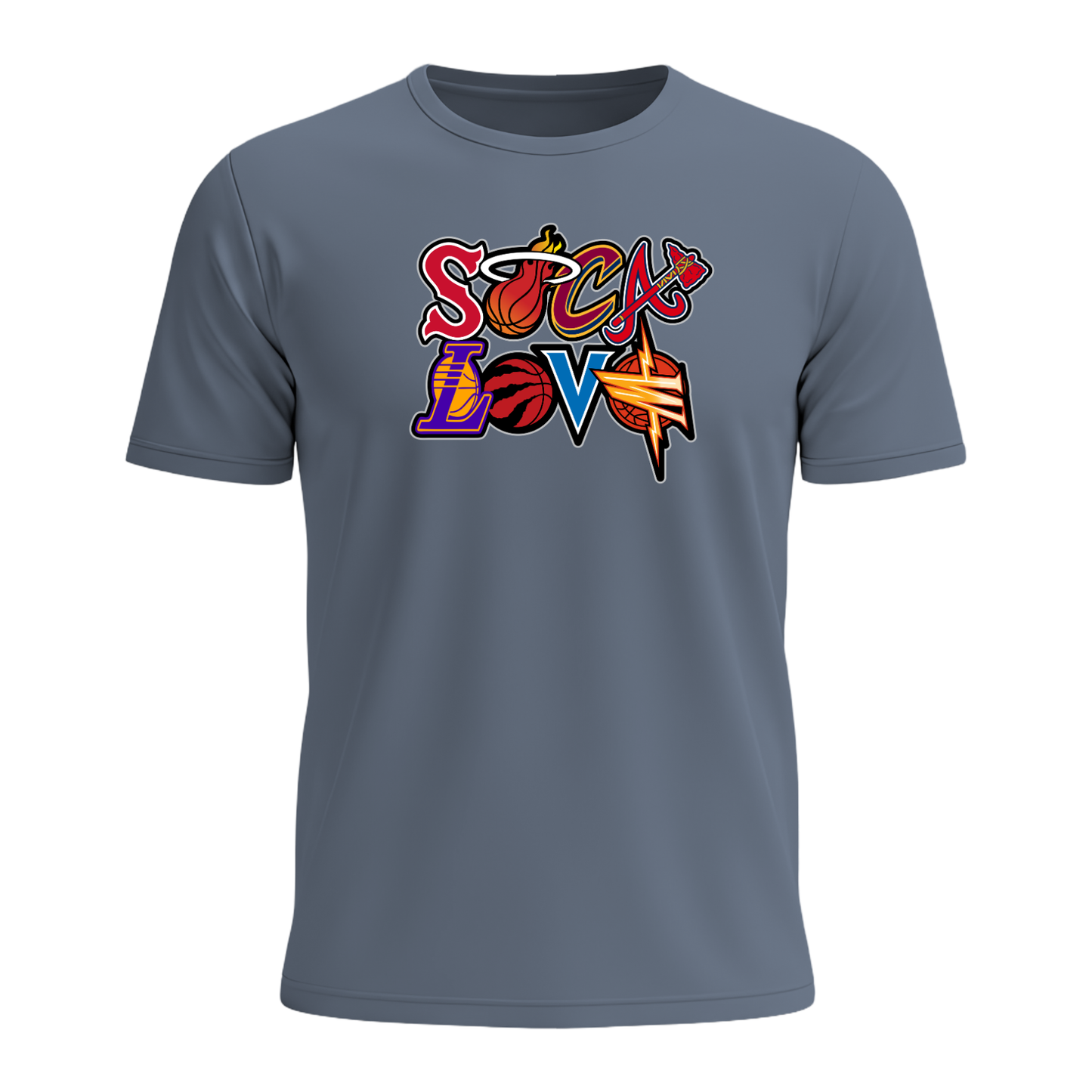 Soca Love Sports Icon Stacked - Men's Tee