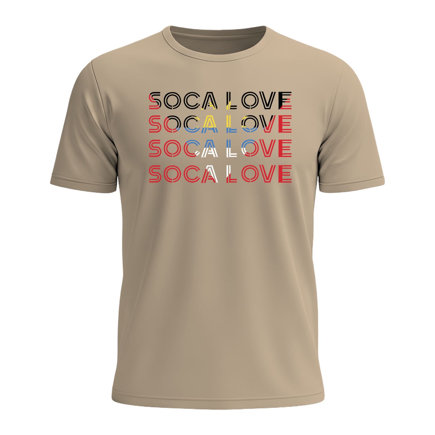 Soca Love Slant Colorblock II - Youth Tee
