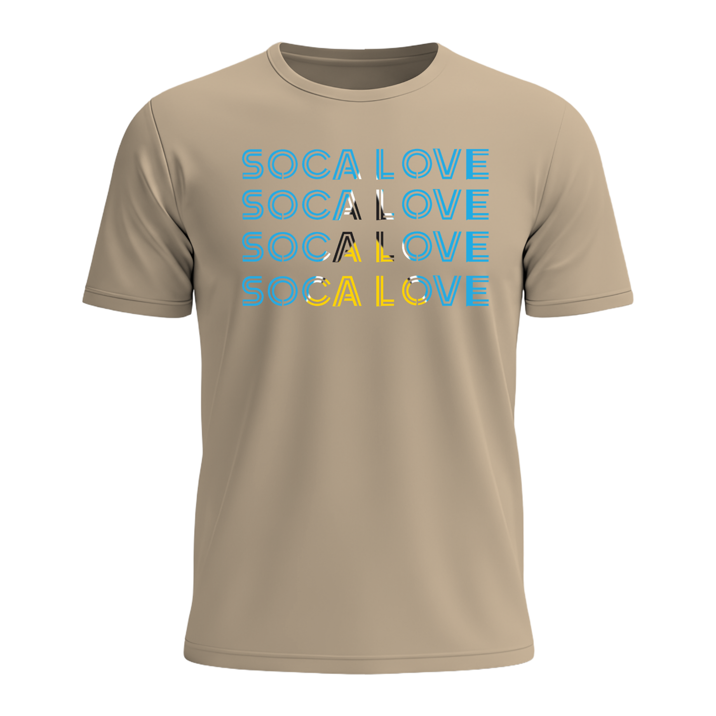 Soca Love Slant Colorblock III - Youth Tee