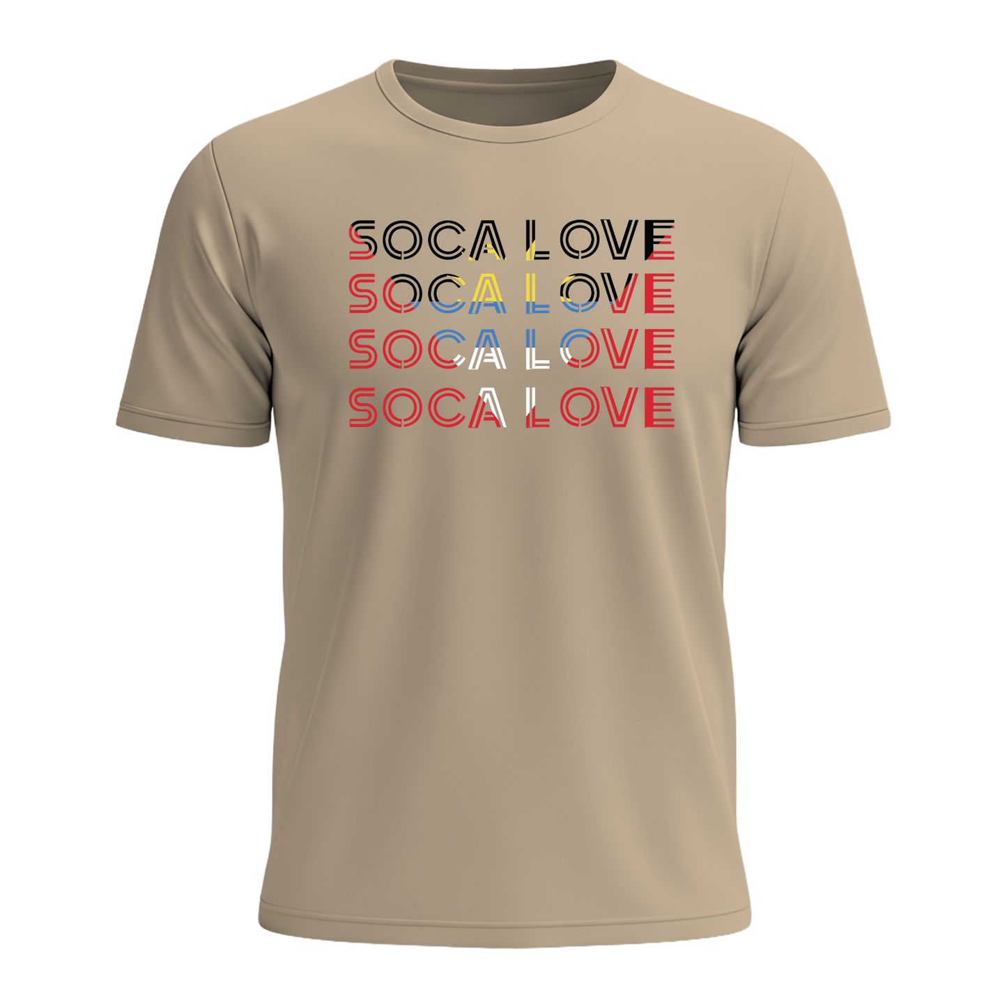 Soca Love Slant Colorblock II - Men's Tee