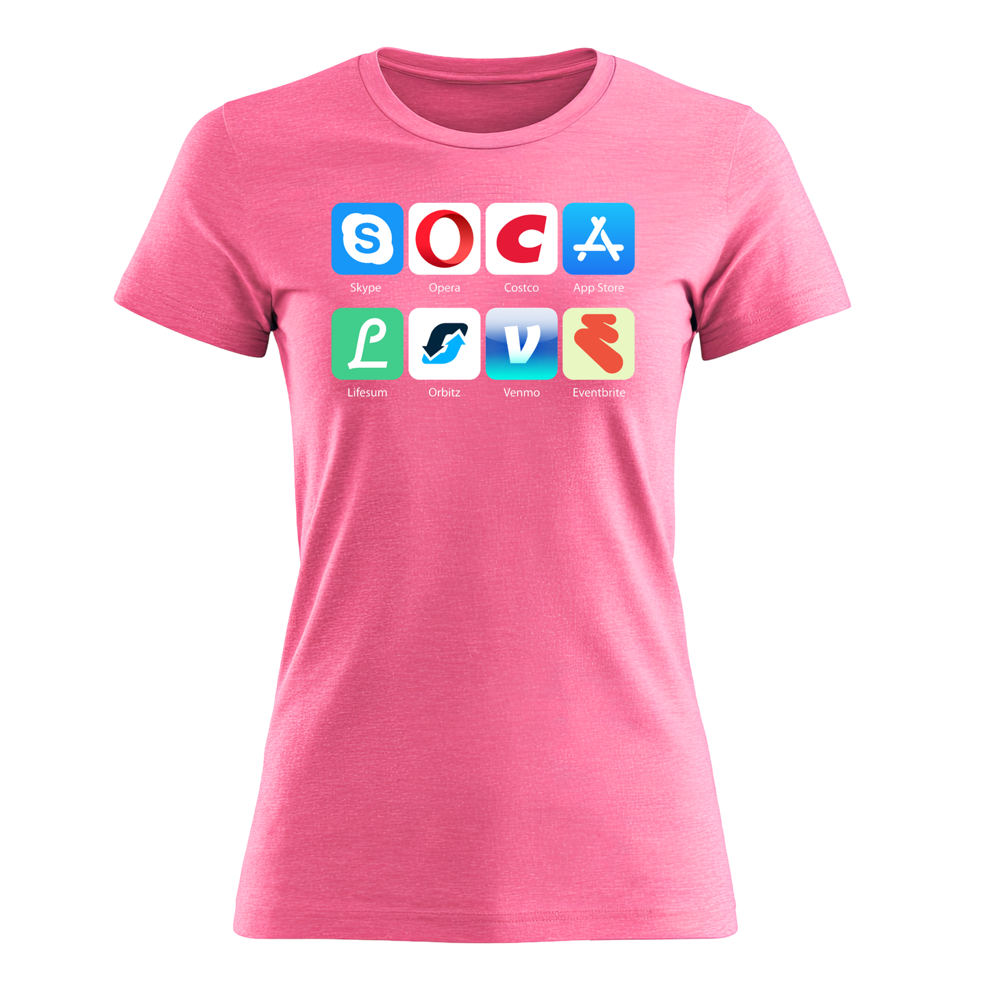 Soca Love Social Icon - Women's Tee