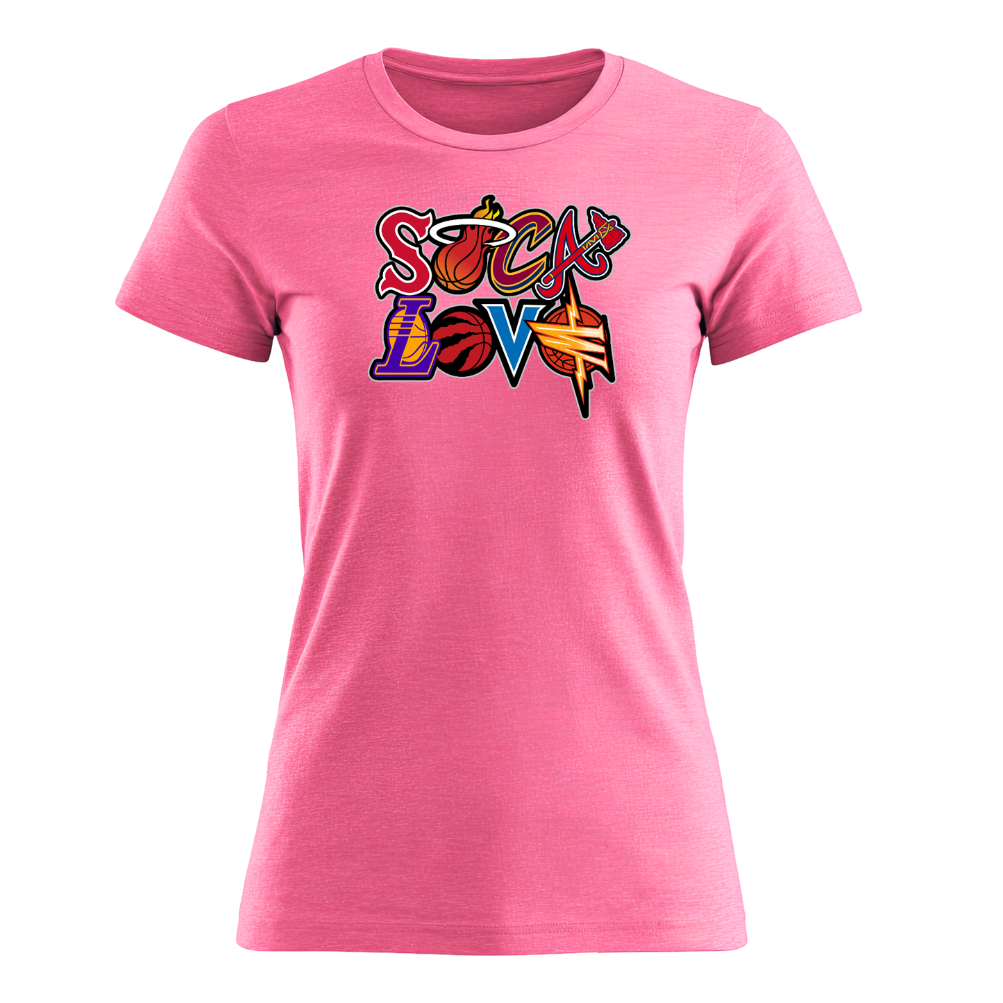 Soca Love Sports Icon Stacked - Women's Tee