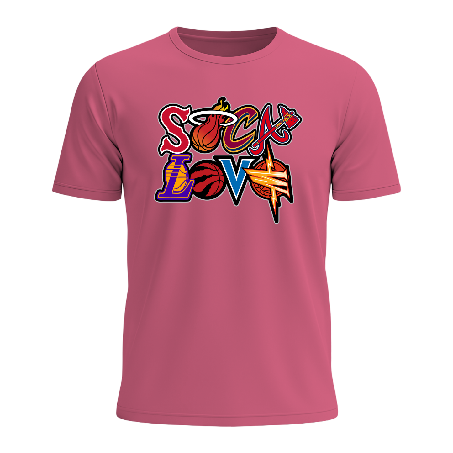 Soca Love Sports Icon Stacked - Youth Tee