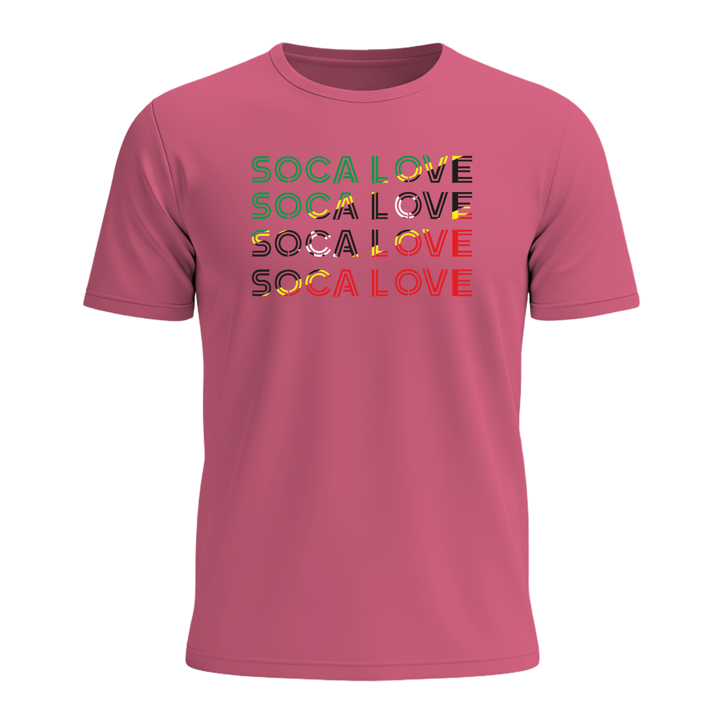 Soca Love Slant Colorblock I - Youth Tee