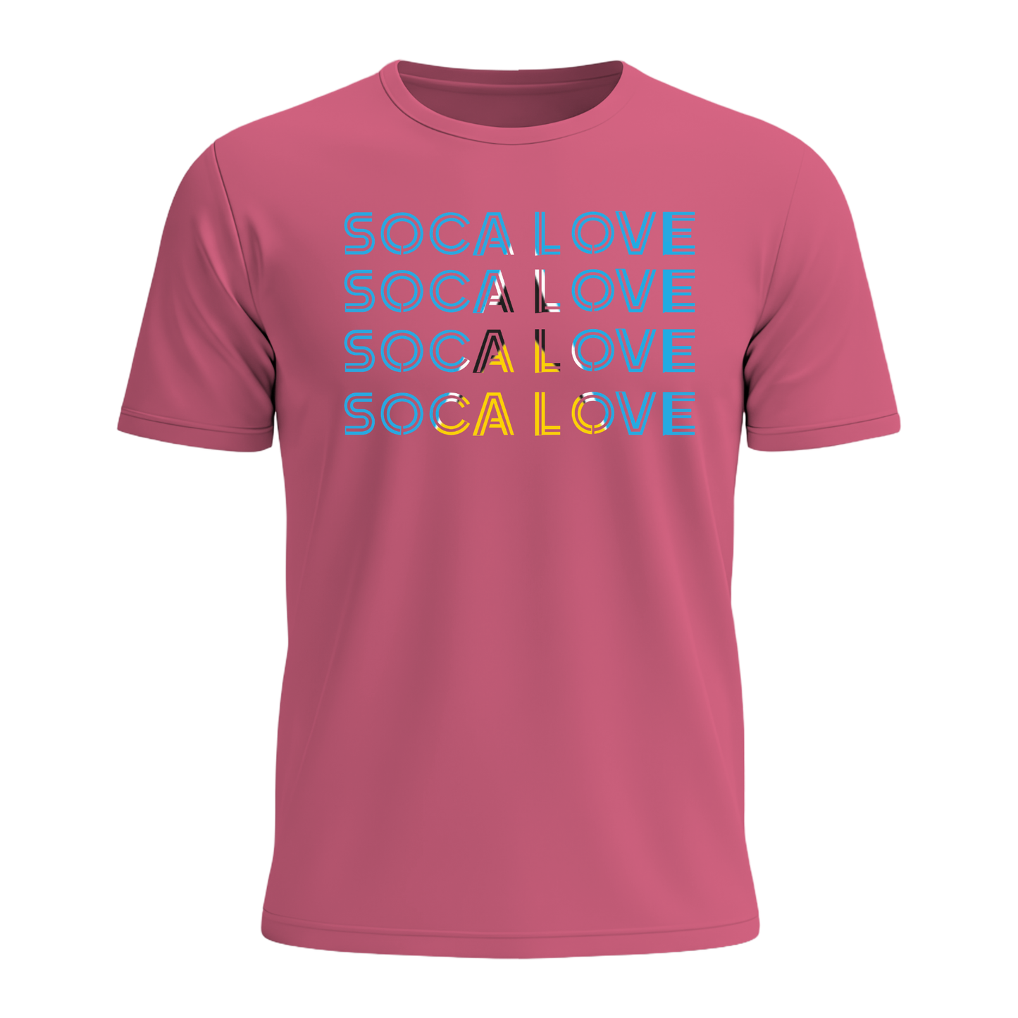 Soca Love Slant Colorblock III - Youth Tee