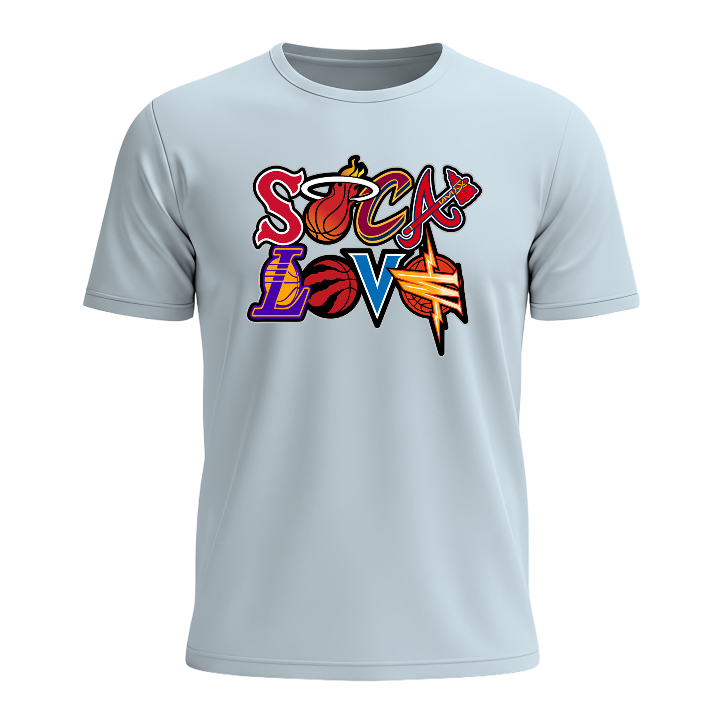 Soca Love Sports Icon Stacked - Youth Tee