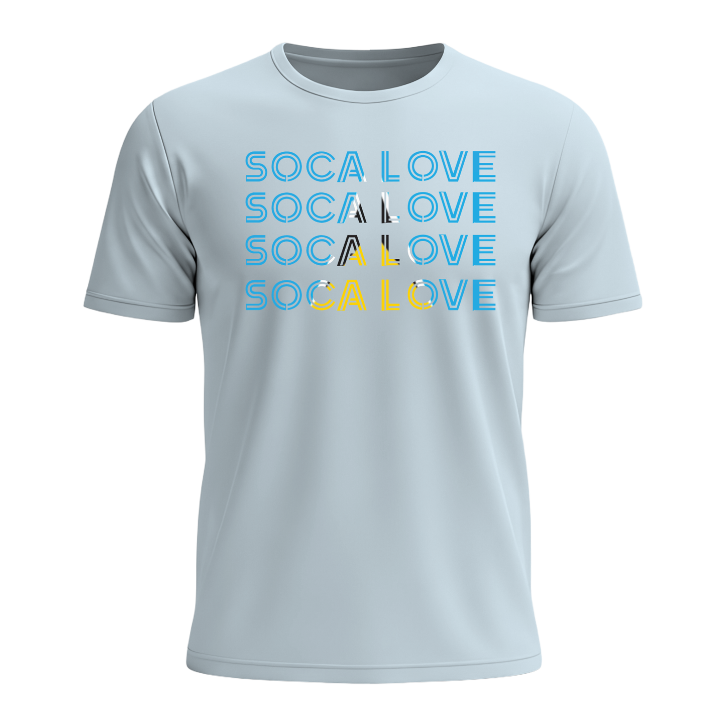 Soca Love Slant Colorblock III - Youth Tee