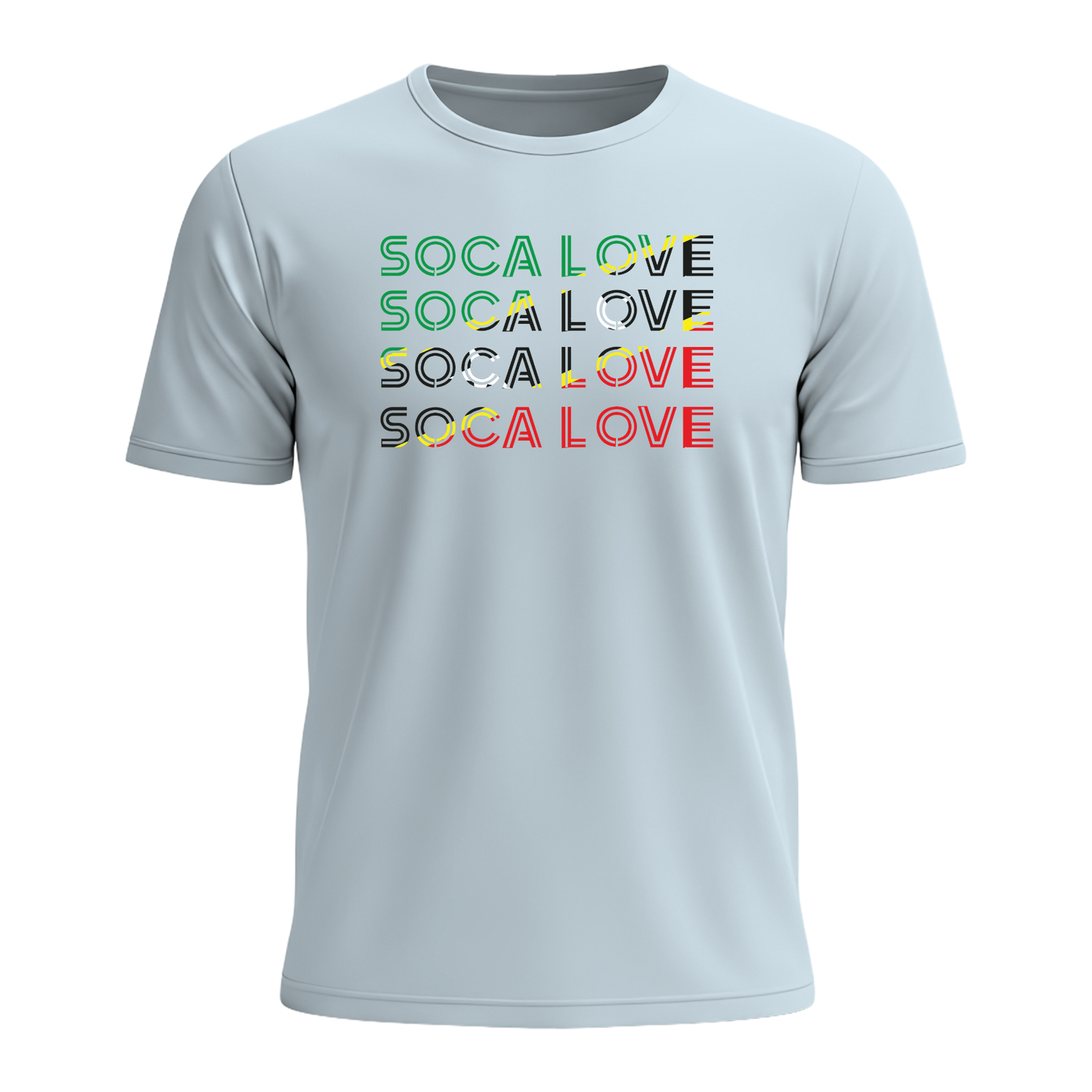 Soca Love Slant Colorblock I - Youth Tee