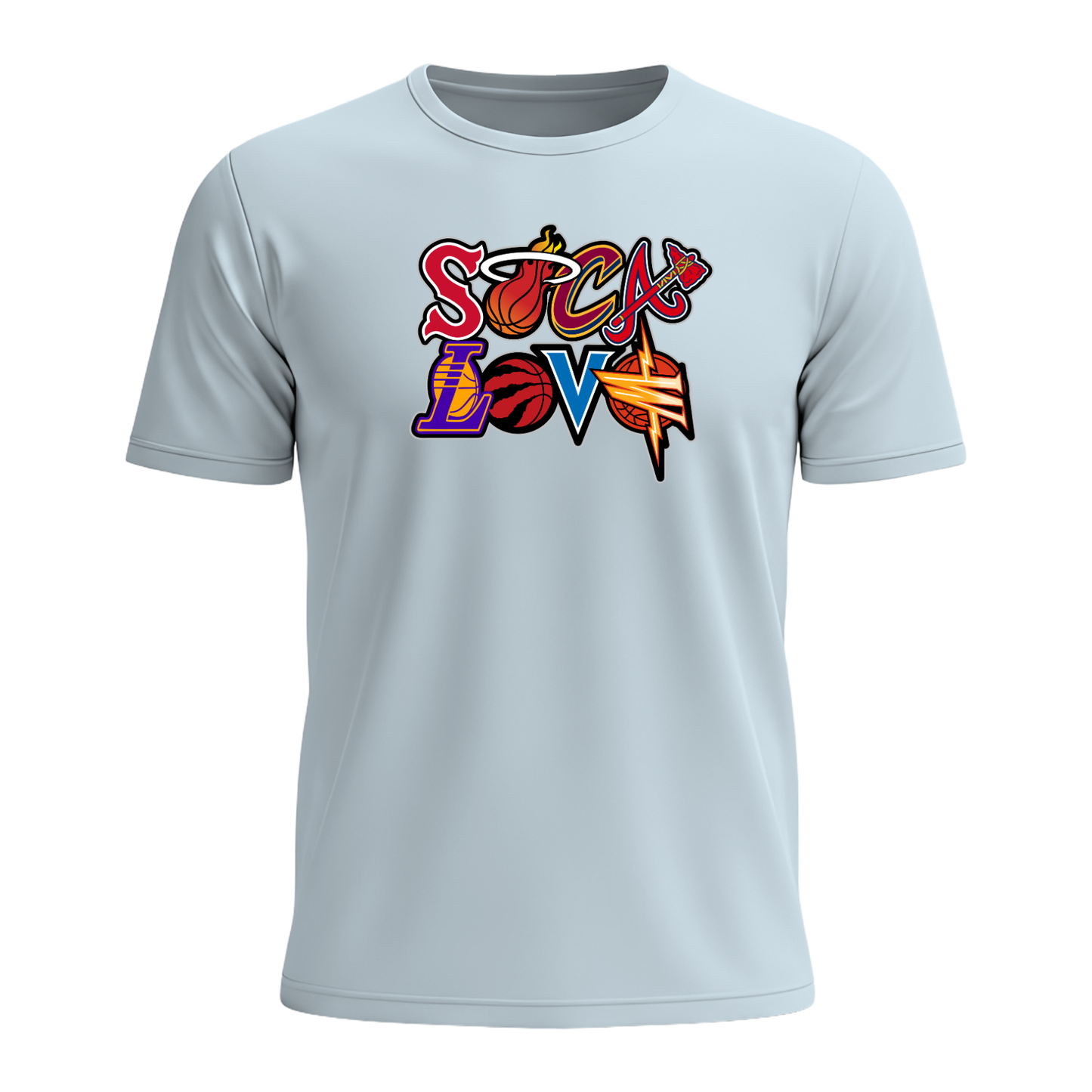 Soca Love Sports Icon Stacked - Men's Tee