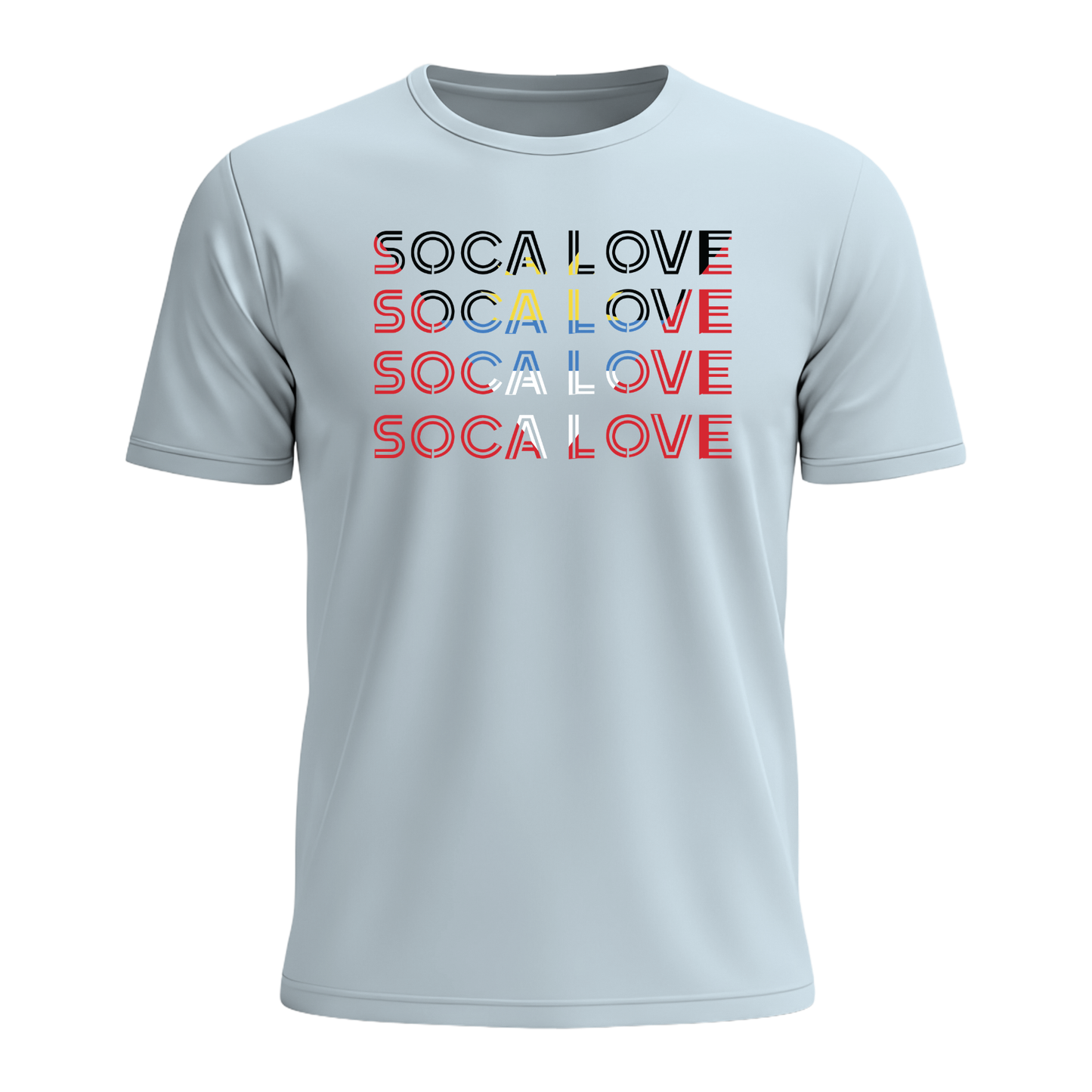 Soca Love Slant Colorblock II - Youth Tee